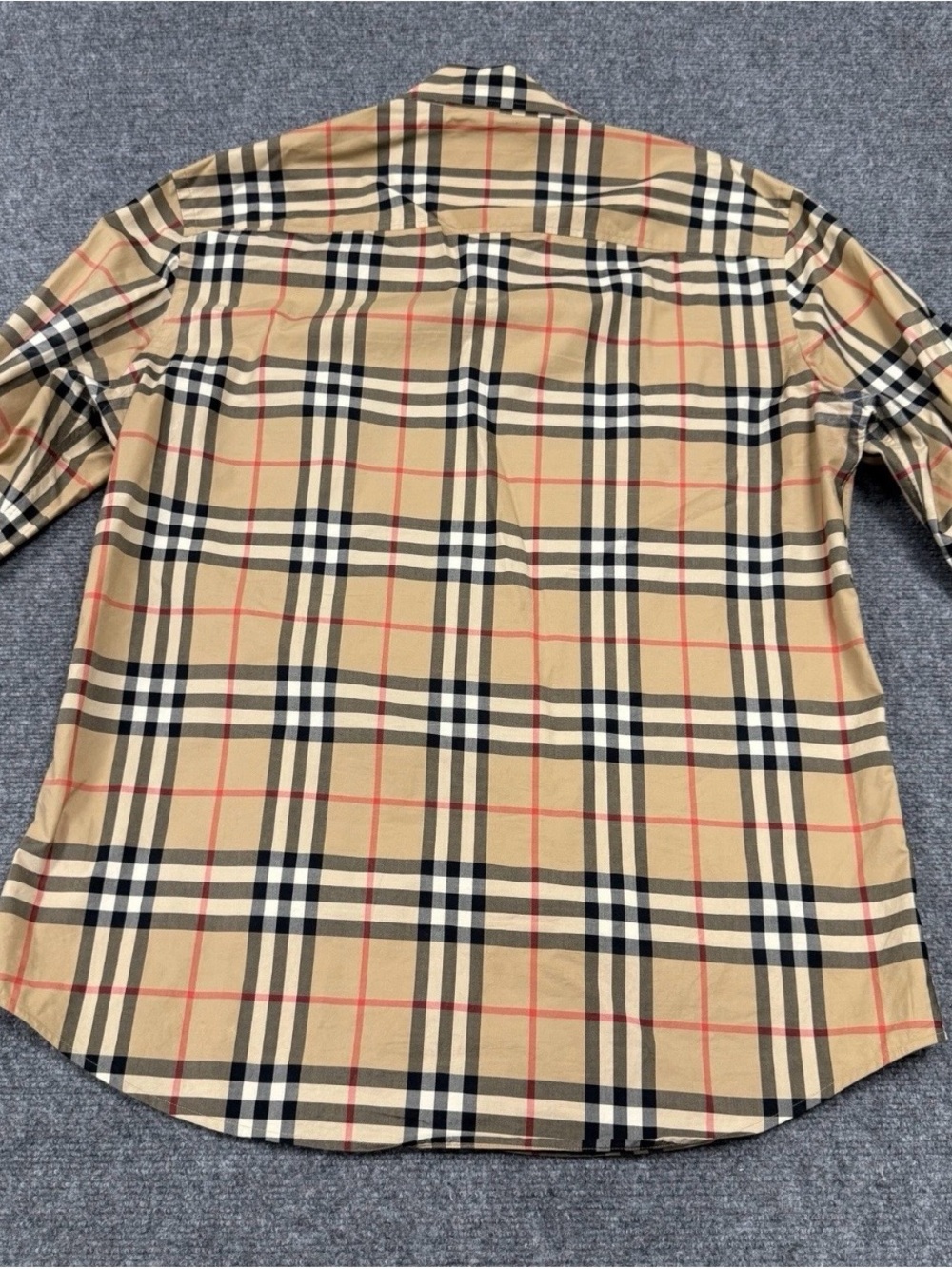 BURBERRY Buttoned Up Collared Shirt Check Large L - Picture 12 of 14